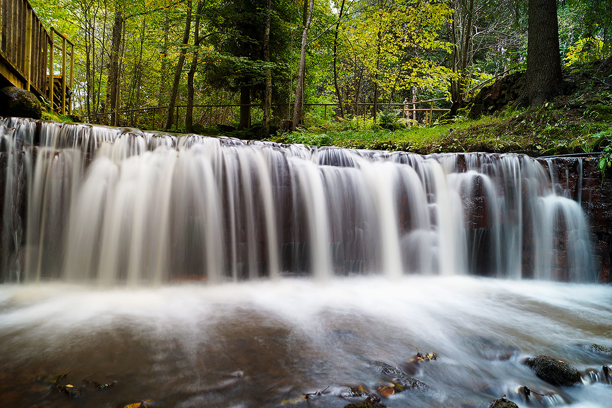 photo "Водопад" tags: landscape, nature, forest, river, water, водопад