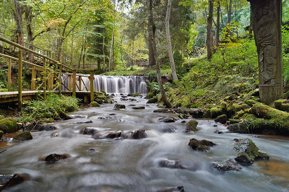 photo "Водопад" tags: landscape, nature, forest, river, водопад