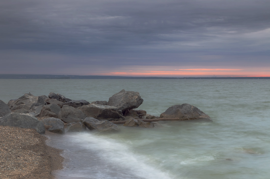 фото "Суровое Обское море" метки: пейзаж, Обское море, берег, рассвет