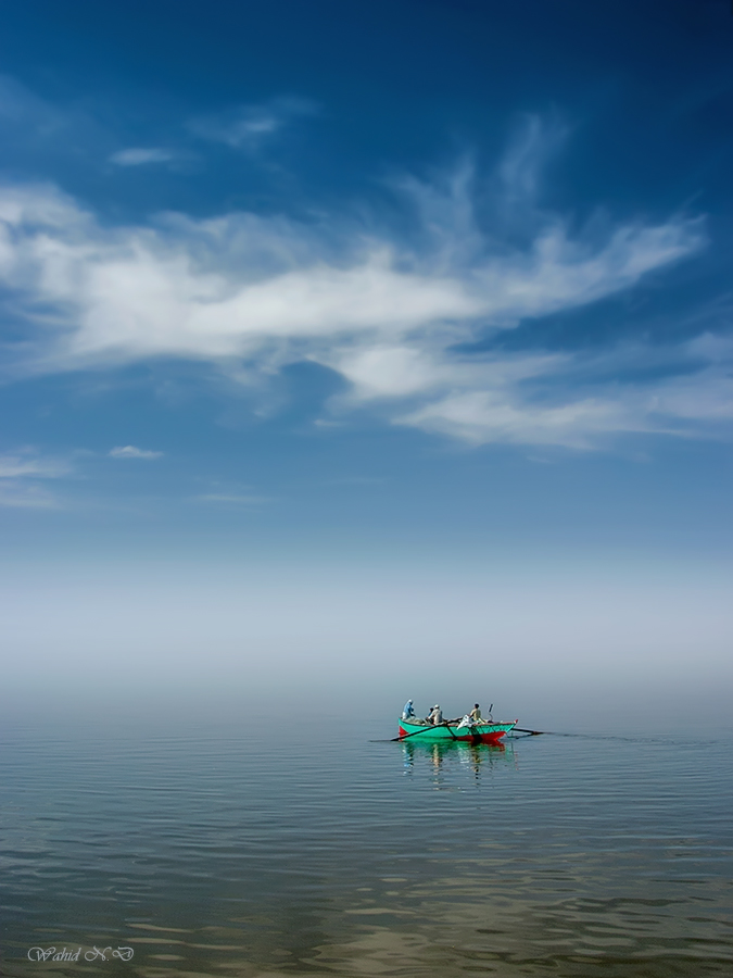 photo "Out of the Fog." tags: landscape, nature, travel, Africa, fishing, water