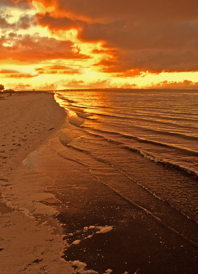 photo "Sunset" tags: landscape, nature, panoramic, Europe, Samouco, Tejo, beach, estuary, portugal, river, seas, sunset, water