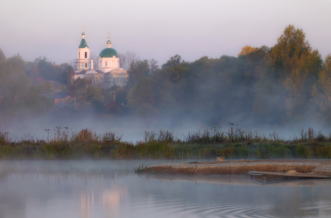 фото "Рождествено" метки: пейзаж, Подмосковье, д. Рождествено, осень, утро