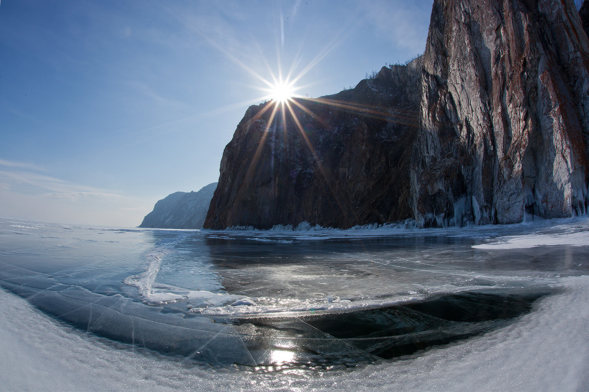 photo "***" tags: landscape, rocks, winter, Байкал, Ольхон, лед