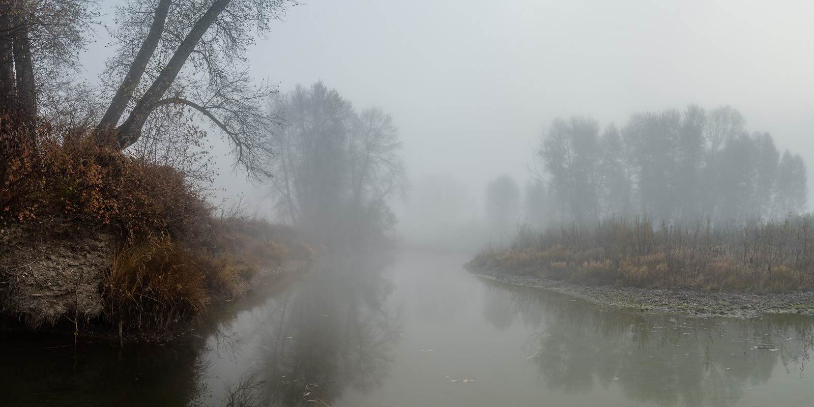 фото "Осень туманная..." метки: пейзаж, природа, панорама, 