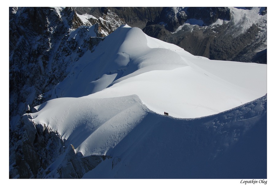 фото "Вид с Aiguille Du Midi" метки: пейзаж, природа, путешествия, Aiguille Du Midi, France, Mont Blanc, alpes