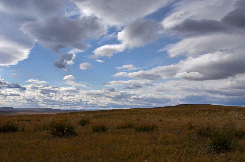 photo "***" tags: landscape, sky, Хакасия, степь, тучи