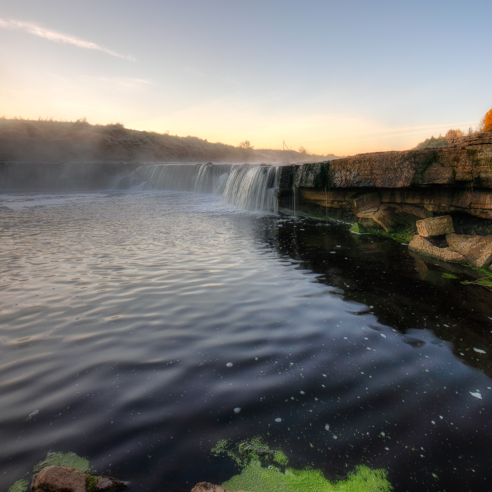 photo "***" tags: landscape, river, Ленинградская область, Тосна, водопад