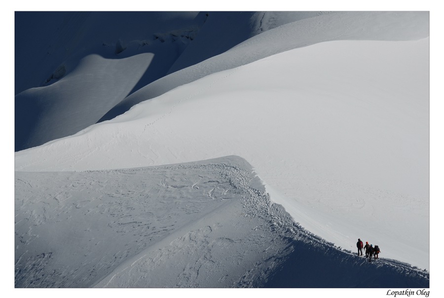 photo "Snow dunes" tags: landscape, travel, nature, Aiguille Du Midi