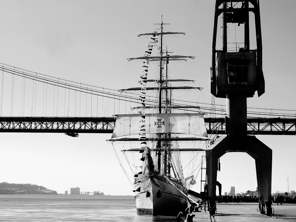 photo "NRP Sagres III" tags: black&white, 