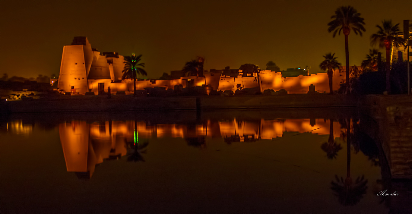 photo "NIGHT VISION (KARNAK TEMPLE LUXOR)" tags: landscape, 