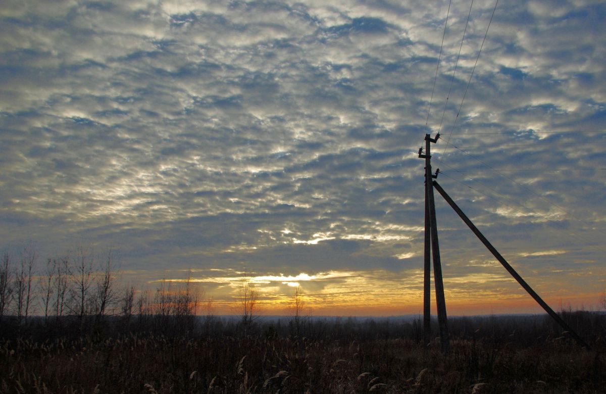 photo "Autumn sunset" tags: landscape, nature, autumn, clouds, sunset