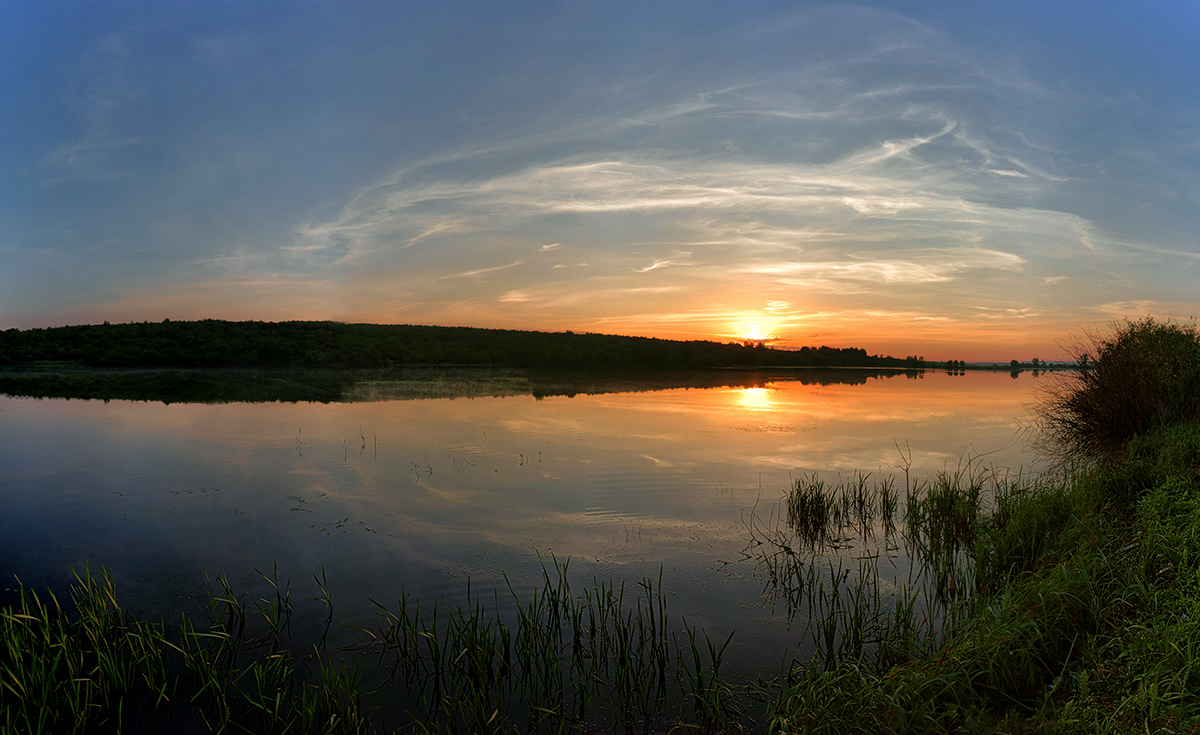 фото "Рассвет" метки: пейзаж, вода, облака, рассвет