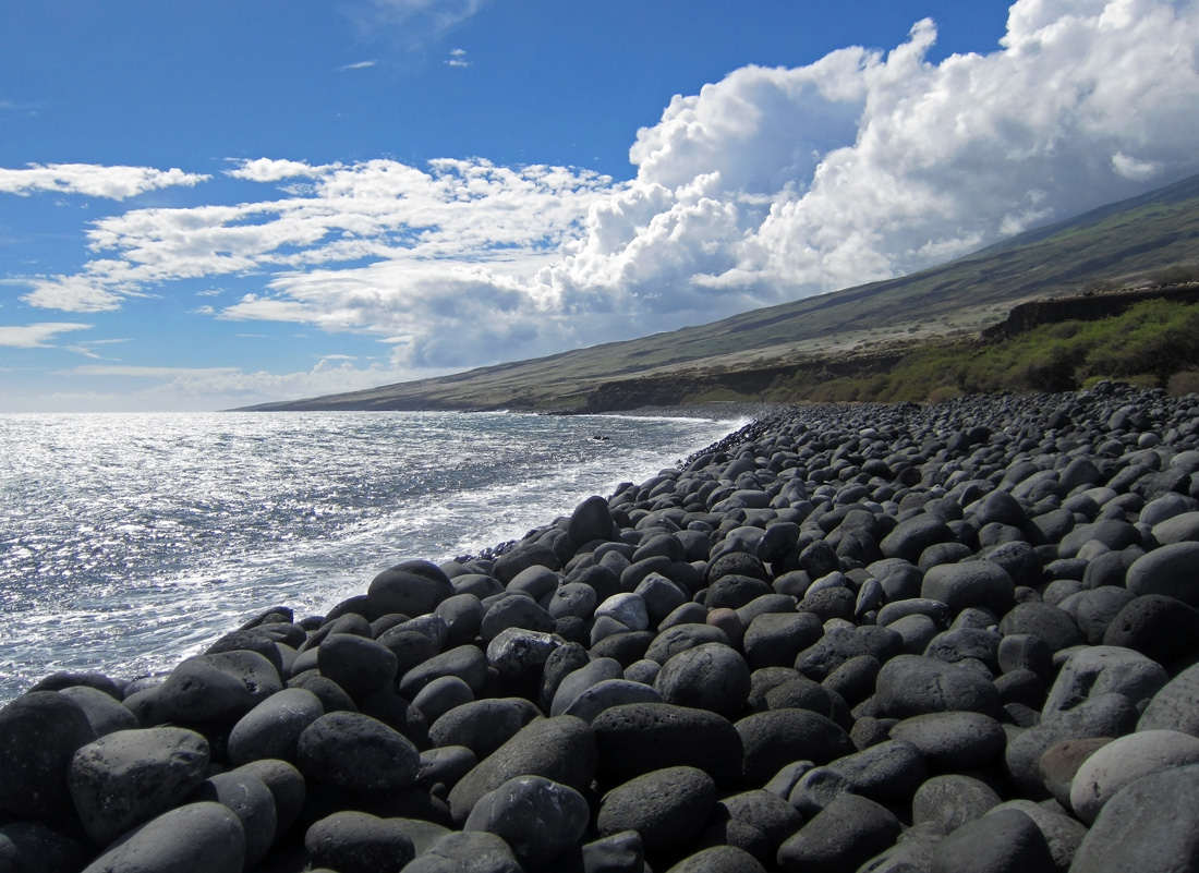 photo "Каменистый Пляж" tags: landscape, travel, nature, Hawaii, beach, Гавайи, плаж