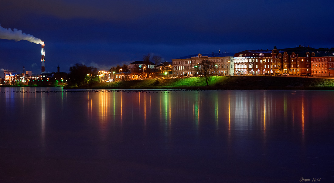 photo "First ice" tags: landscape, city, 