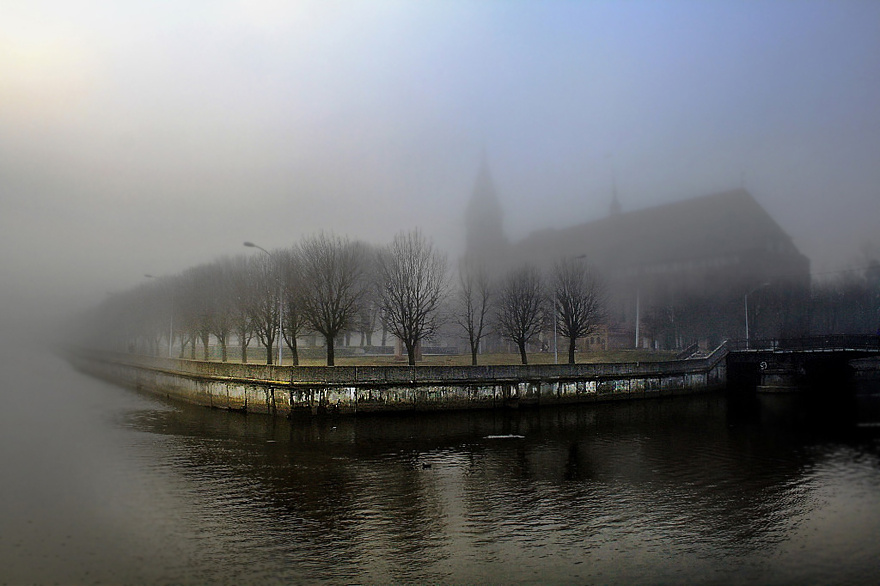 photo "***" tags: city, fog, island