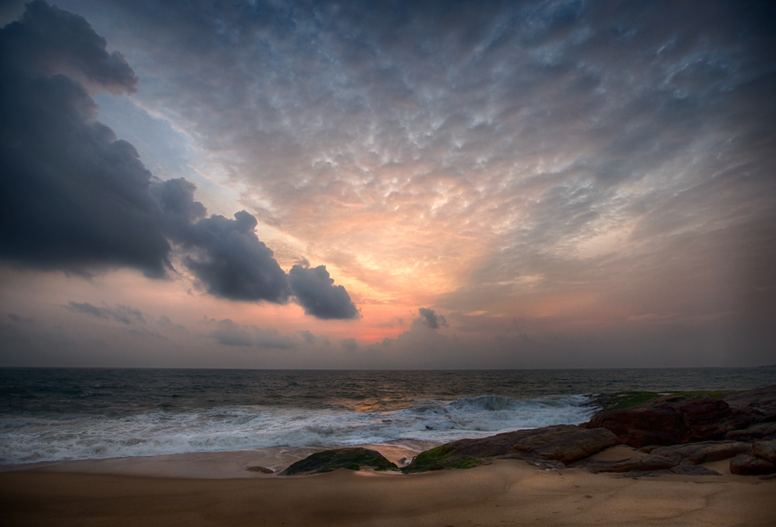 photo "***" tags: landscape, clouds, sunset, water