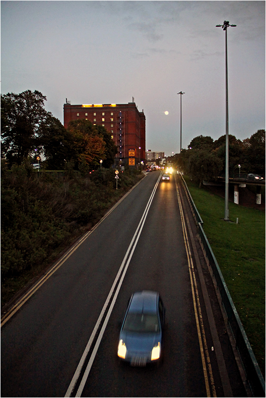 photo "***" tags: city, evening