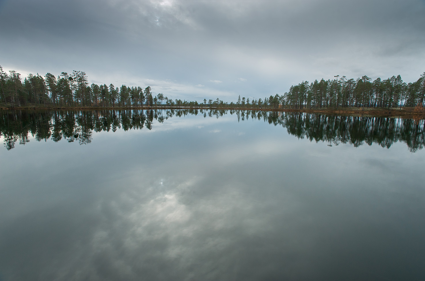 фото "Безмолвие." метки: пейзаж, природа, Кольский полуостров, вода, лес