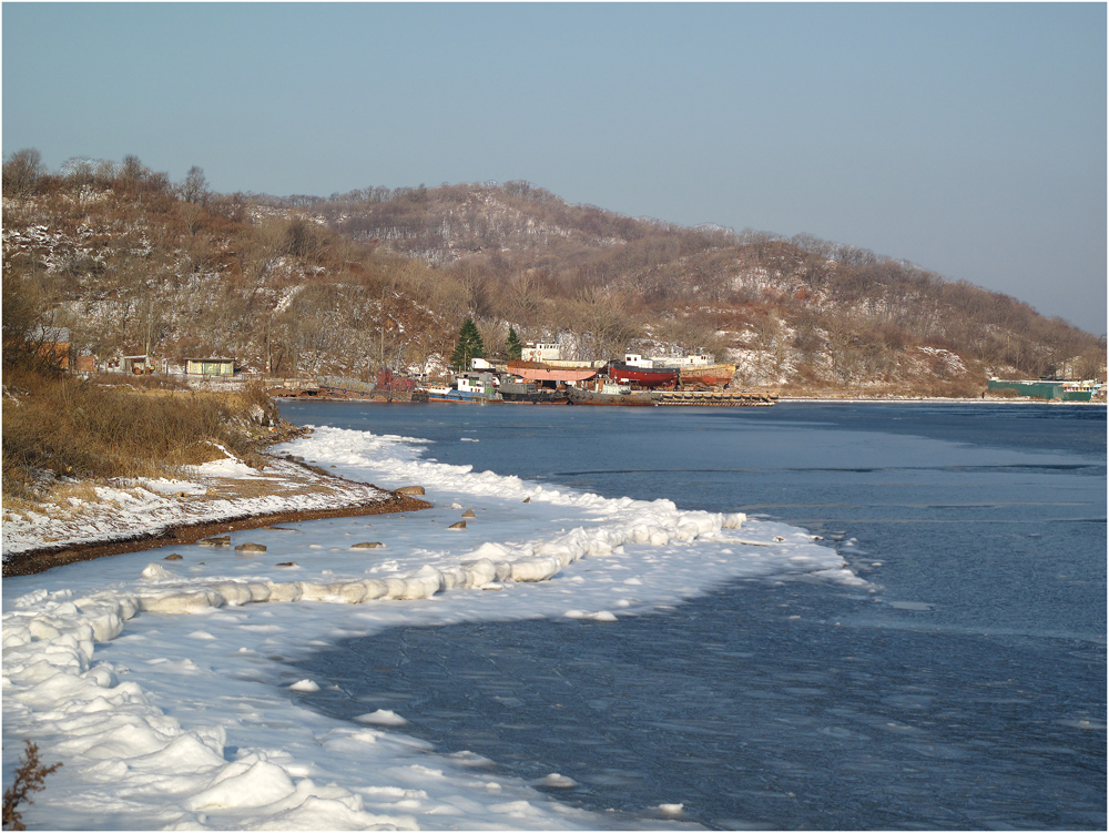 photo "***" tags: landscape, nature, sea, winter, катера