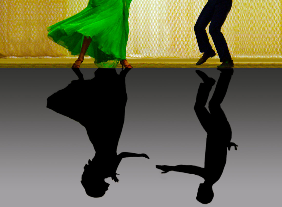 photo "Shadows dance the Paso Doble" tags: digital art, танец, тени, фотоарт