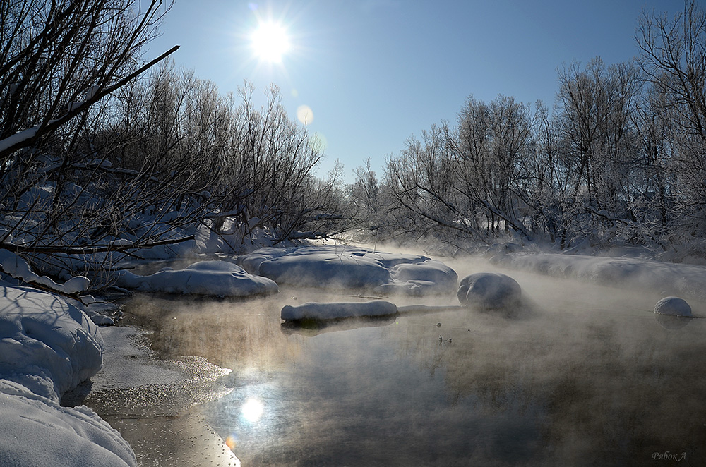photo "***" tags: landscape, nature, fog, snow, winter