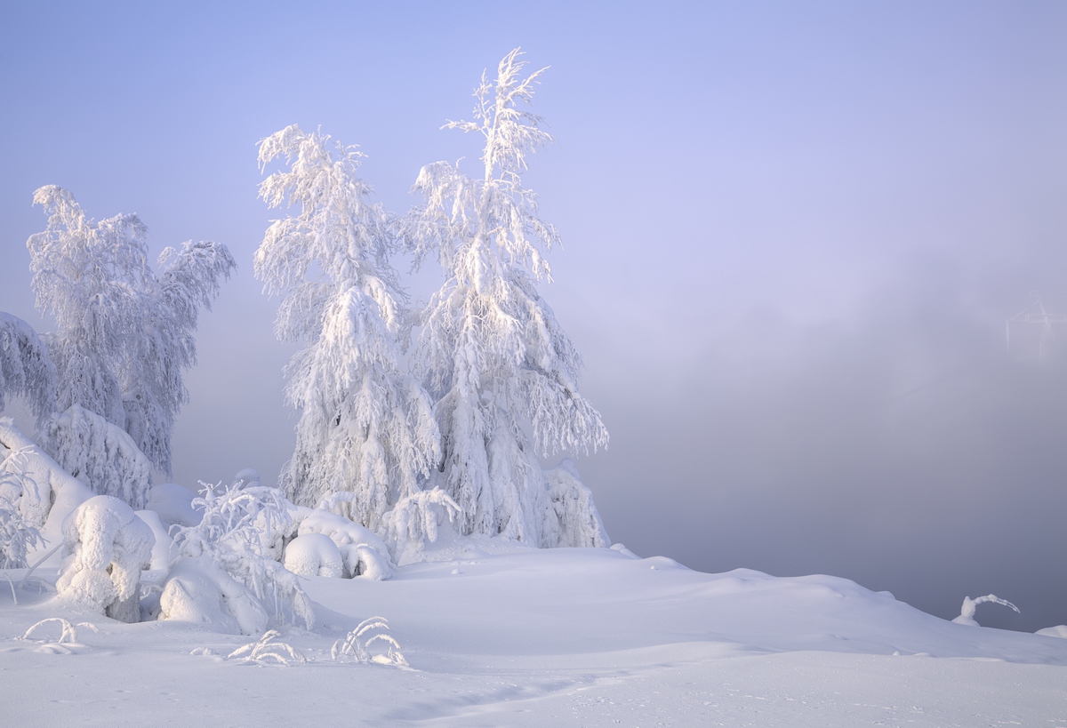 photo "***" tags: landscape, fog, river, snow, sun, winter