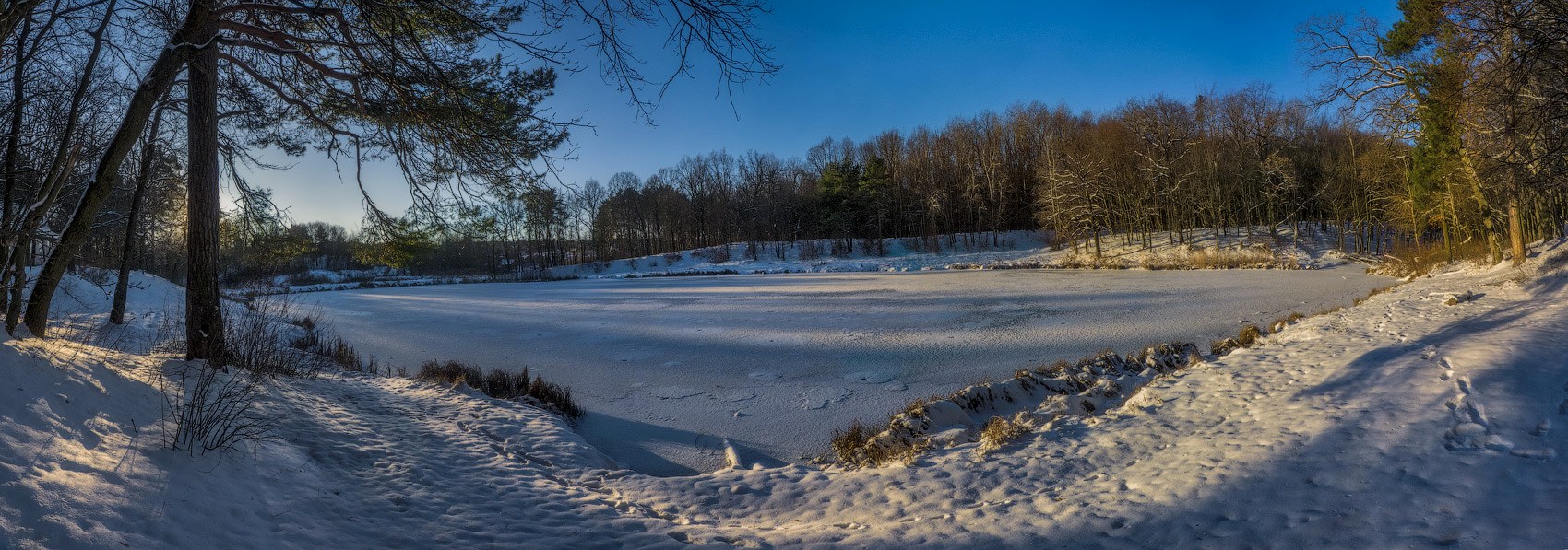 photo "***" tags: landscape, nature, panoramic, lake, snow, winter, мороз