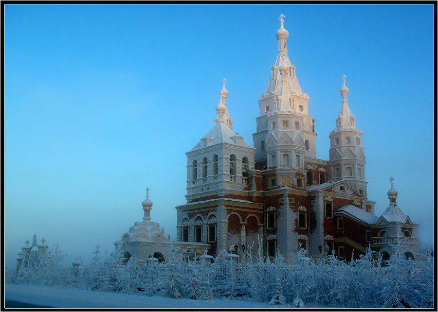 photo "***" tags: architecture, temple, winter, мороз