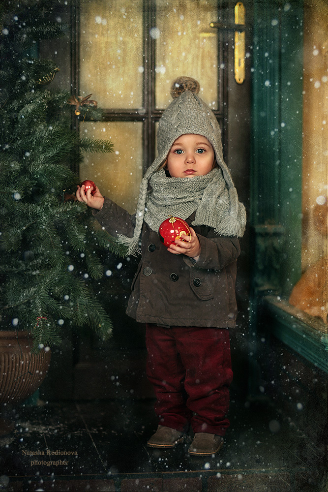 фото "Яша" метки: , Фотограф Наталья Родионова, мальчик, открытка, рождество, сказка