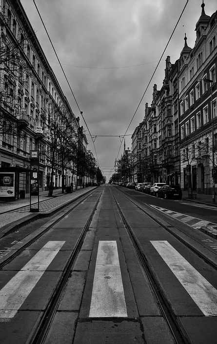 photo "Улица-2" tags: black&white, Prag, Prague, Praha