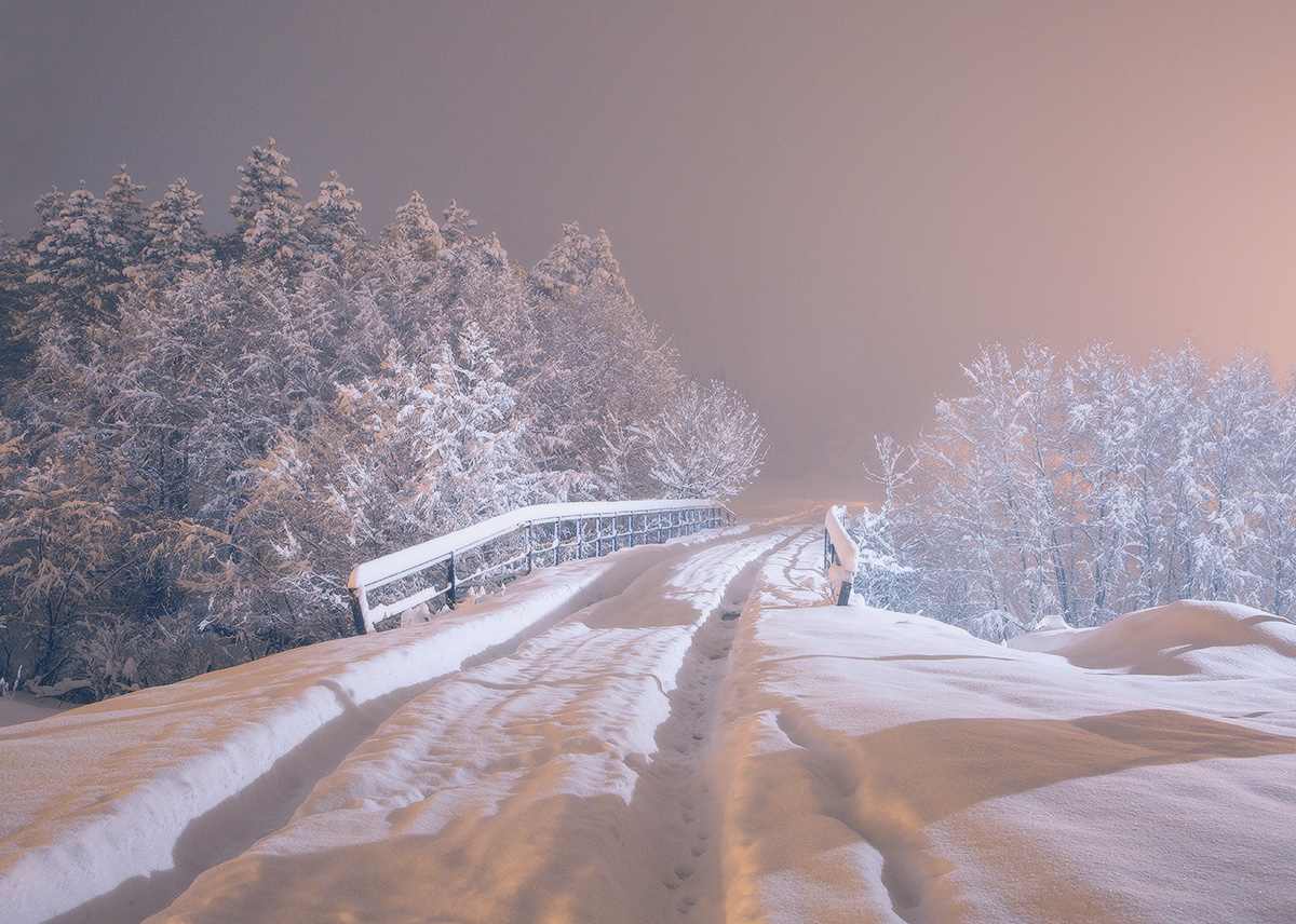 photo "***" tags: , night, snow, Мезмай