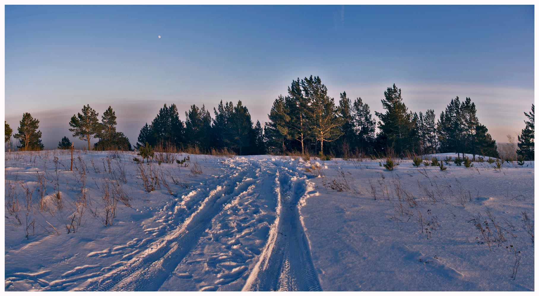 photo "***" tags: landscape, nature, Asia, Russia, clouds, forest, light, road, sky, snow, сибирь