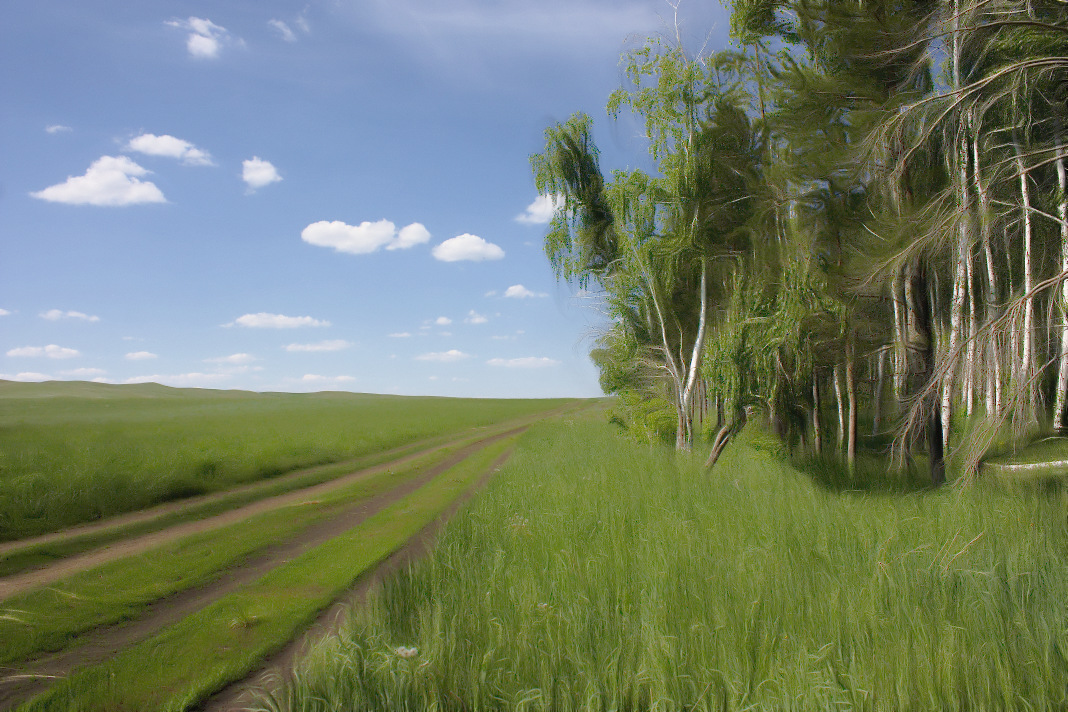 photo "***" tags: landscape, digital art, nature, forest, meadow