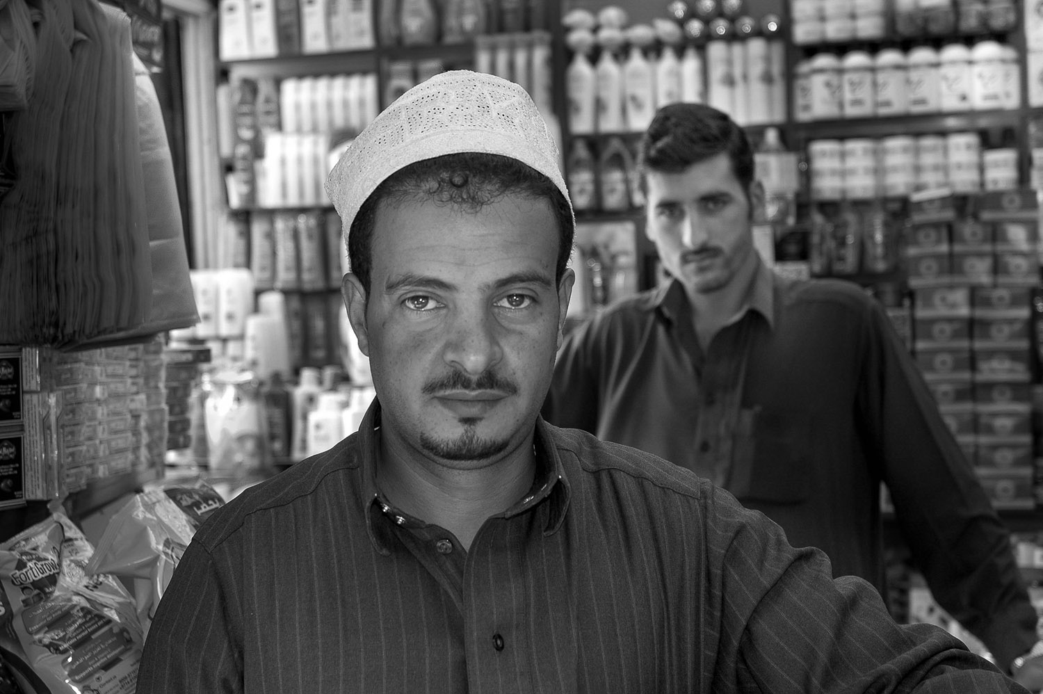 photo "Faces Bata Market Riyadh" tags: black&white, 