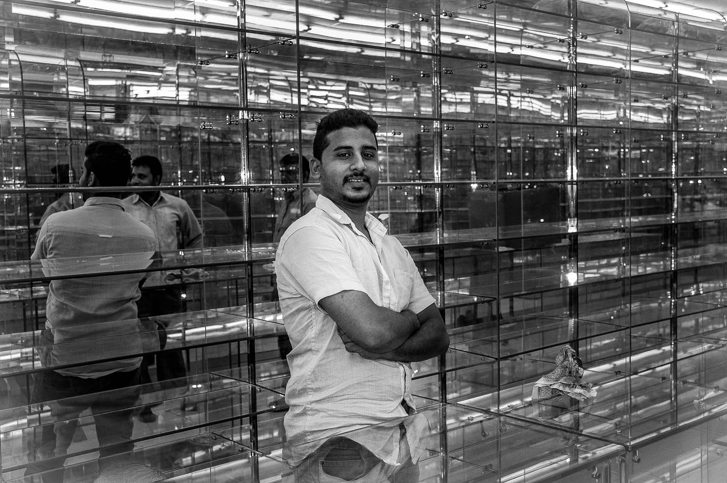 photo "Faces Bata Market Riyadh" tags: black&white, 