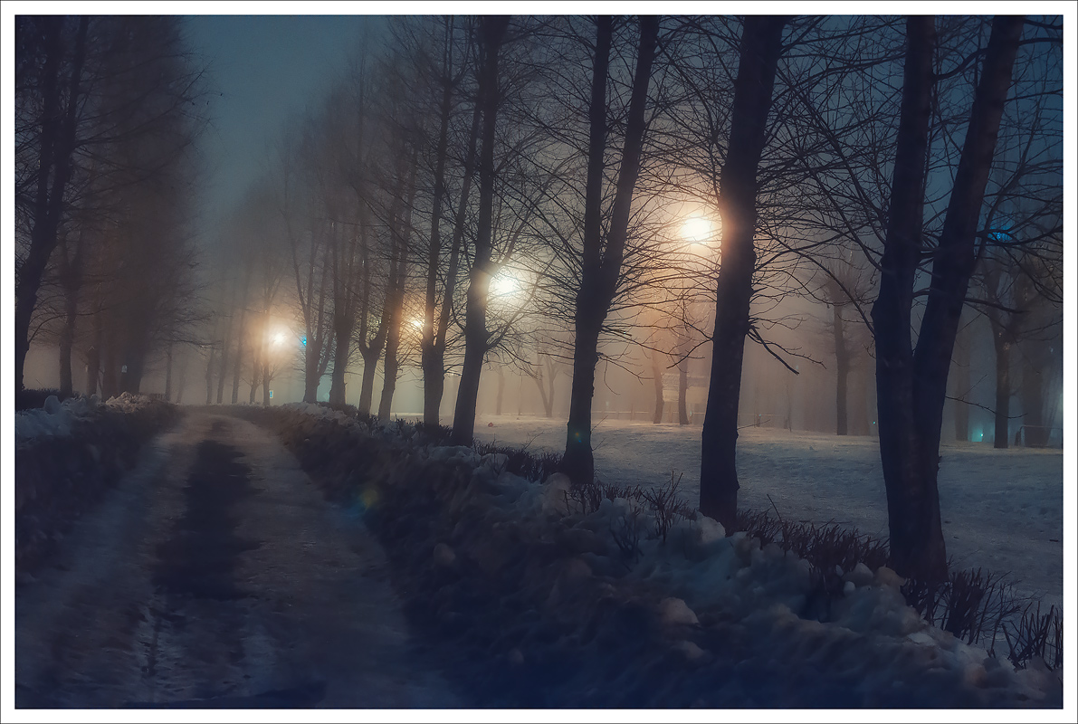 photo "Mist" tags: city, nature, evening, fog, Череповец