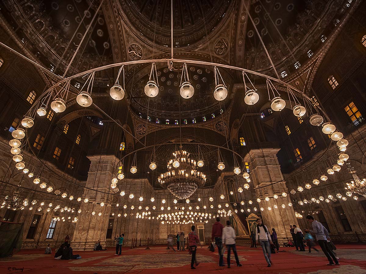 photo "Mohamed Ali mosque" tags: architecture, interior, 