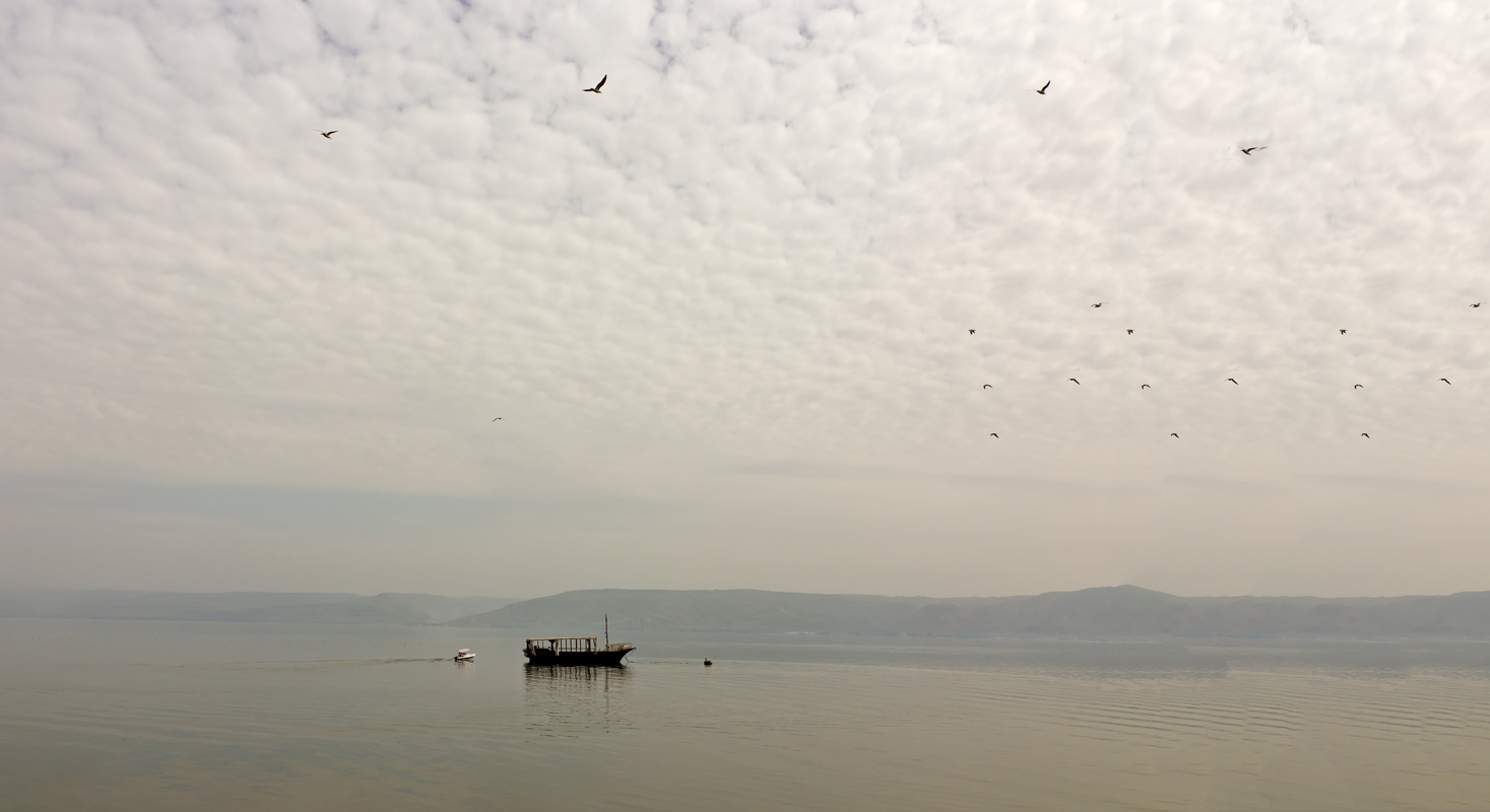 фото "Туман ..." метки: пейзаж, Израиль, Тверия, озеро Кинерет