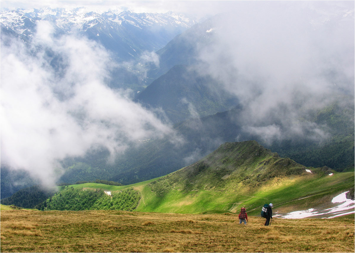 photo "***" tags: landscape, travel, nature, clouds, mountains, summer, КЧР, туризм