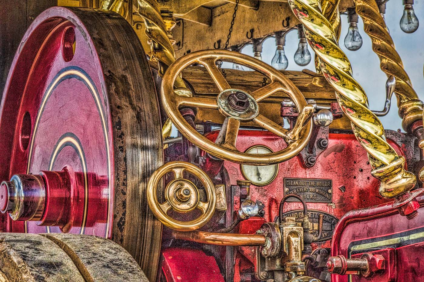 photo "Controls for a steam engine" tags: technics, nature, old-time, Steam Engine