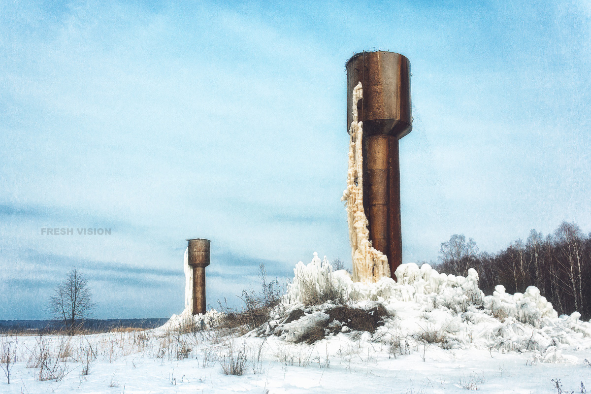 photo "Two Towers" tags: landscape, nature, winter