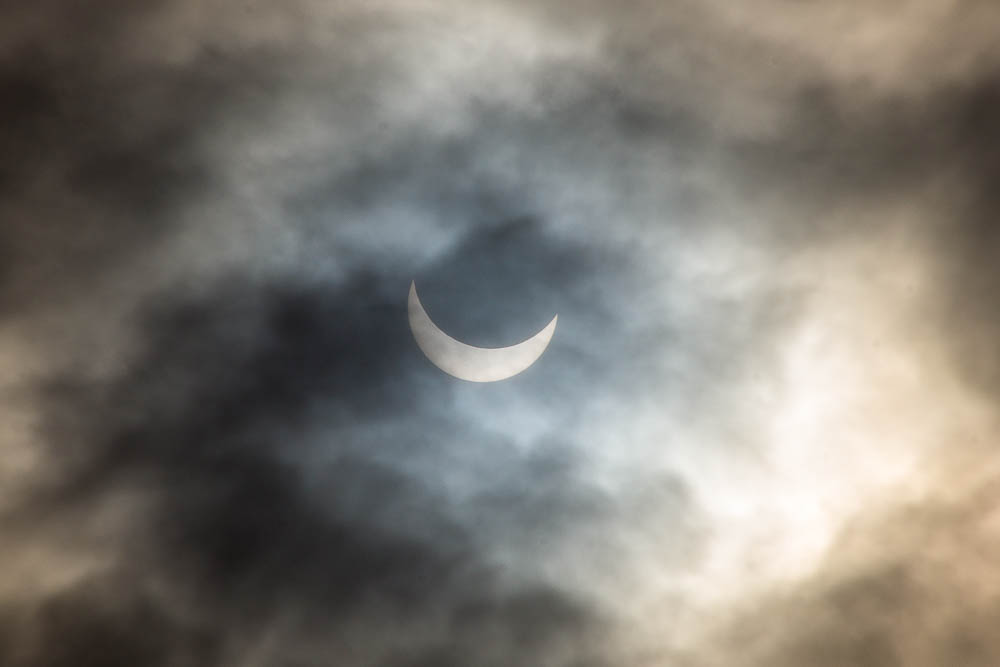 photo "Затмение ..." tags: landscape, nature, Moon, sun, зтмение