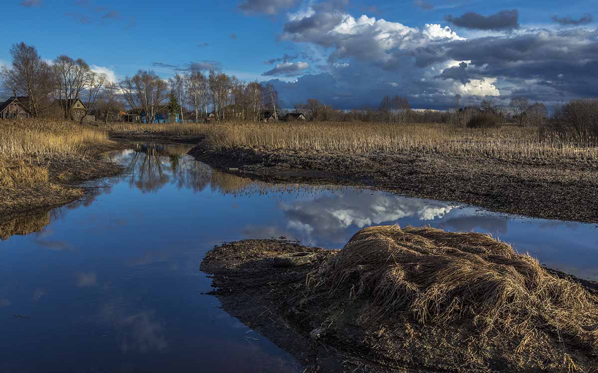 фото "Весенние закаты в Тверской области" метки: , 