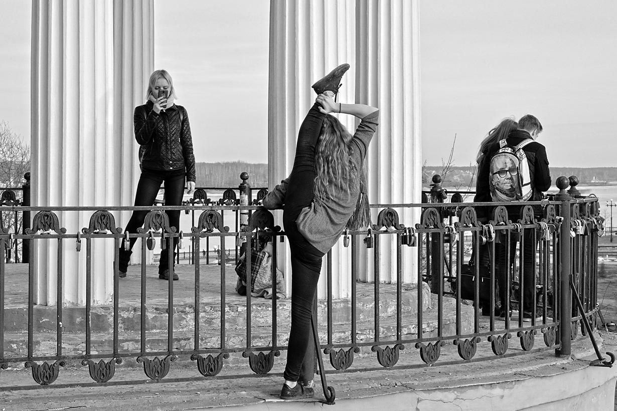 фото "Чужая фотосессия" метки: черно-белые, жанр, 