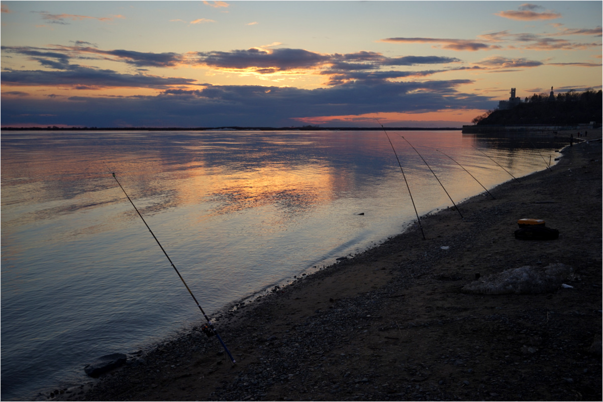 photo "***" tags: landscape, Asia, spring, sunset, water