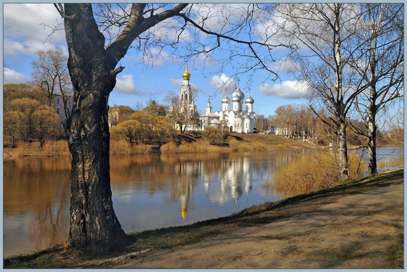 фото "Апрельская прогулка." метки: пейзаж, город, Вологда, весна, река