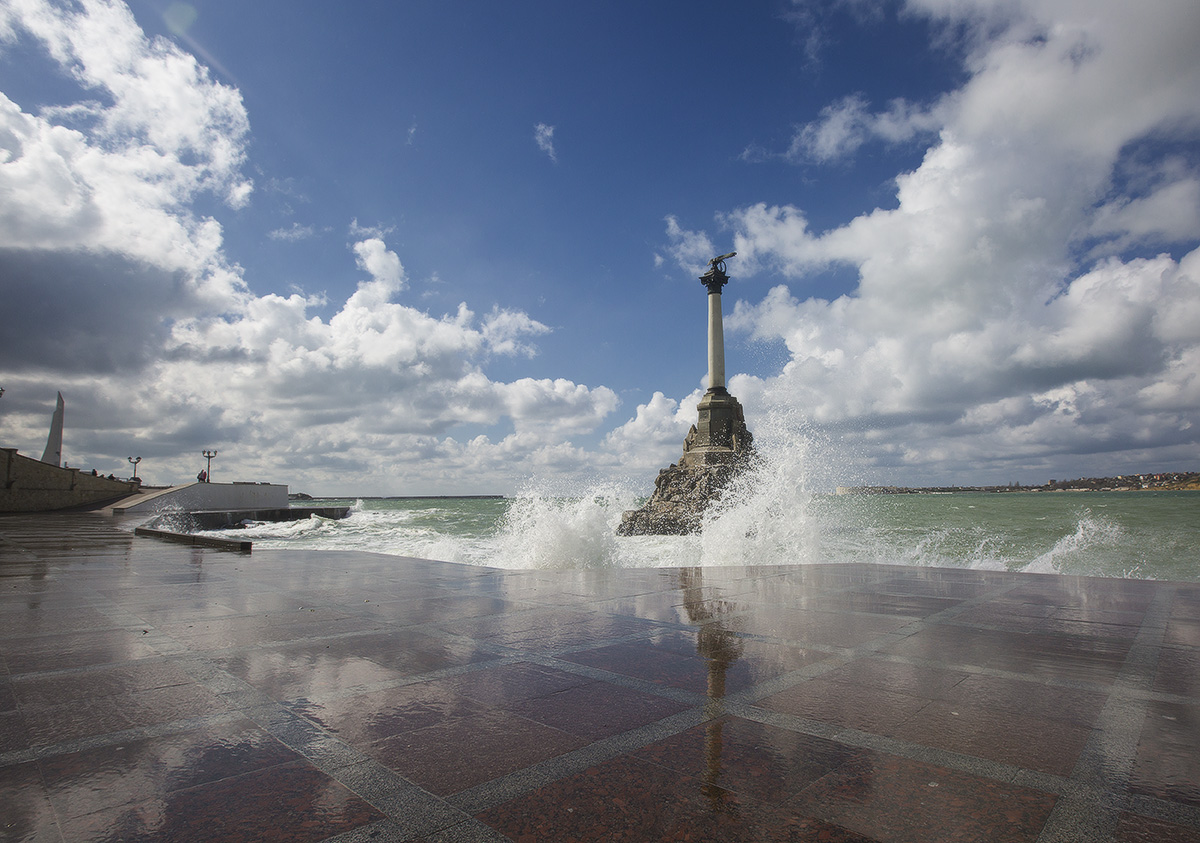 photo "***" tags: landscape, Crimea, clouds, reflections, spring