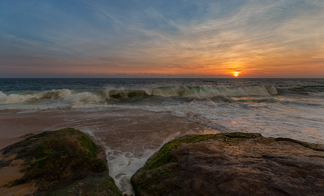 photo "***" tags: landscape, clouds, sunset, water