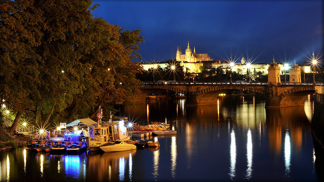 фото "Ночная Прага" метки: пейзаж, город, 
