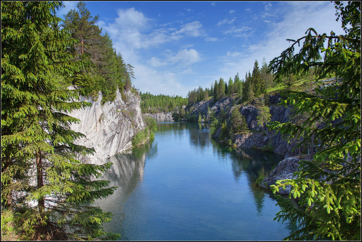 photo "Russia, Karelia, marble pit of Ruskeal" tags: landscape, nature, travel, 